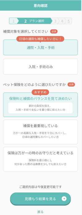 ペット保険の種類